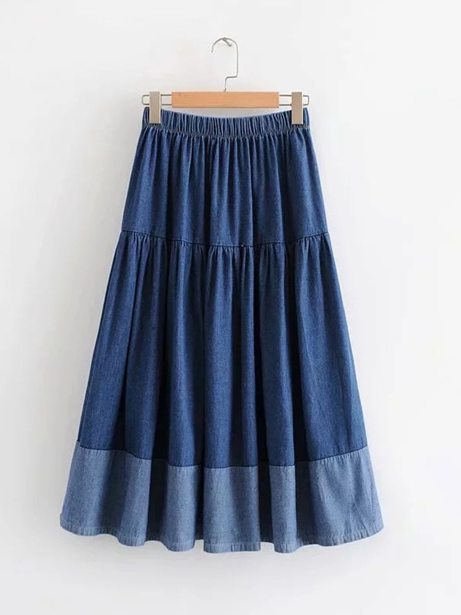 Sarah | Pantalones de mezclilla con cintura elástica